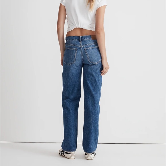 Madewell Low Slung Straight Jeans Palmina Wash size 27 - Picture 3 of 9